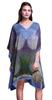 Short Caftan Midi Dress Beach Swimwear Cover Up Womens Kaftan-4X-5X