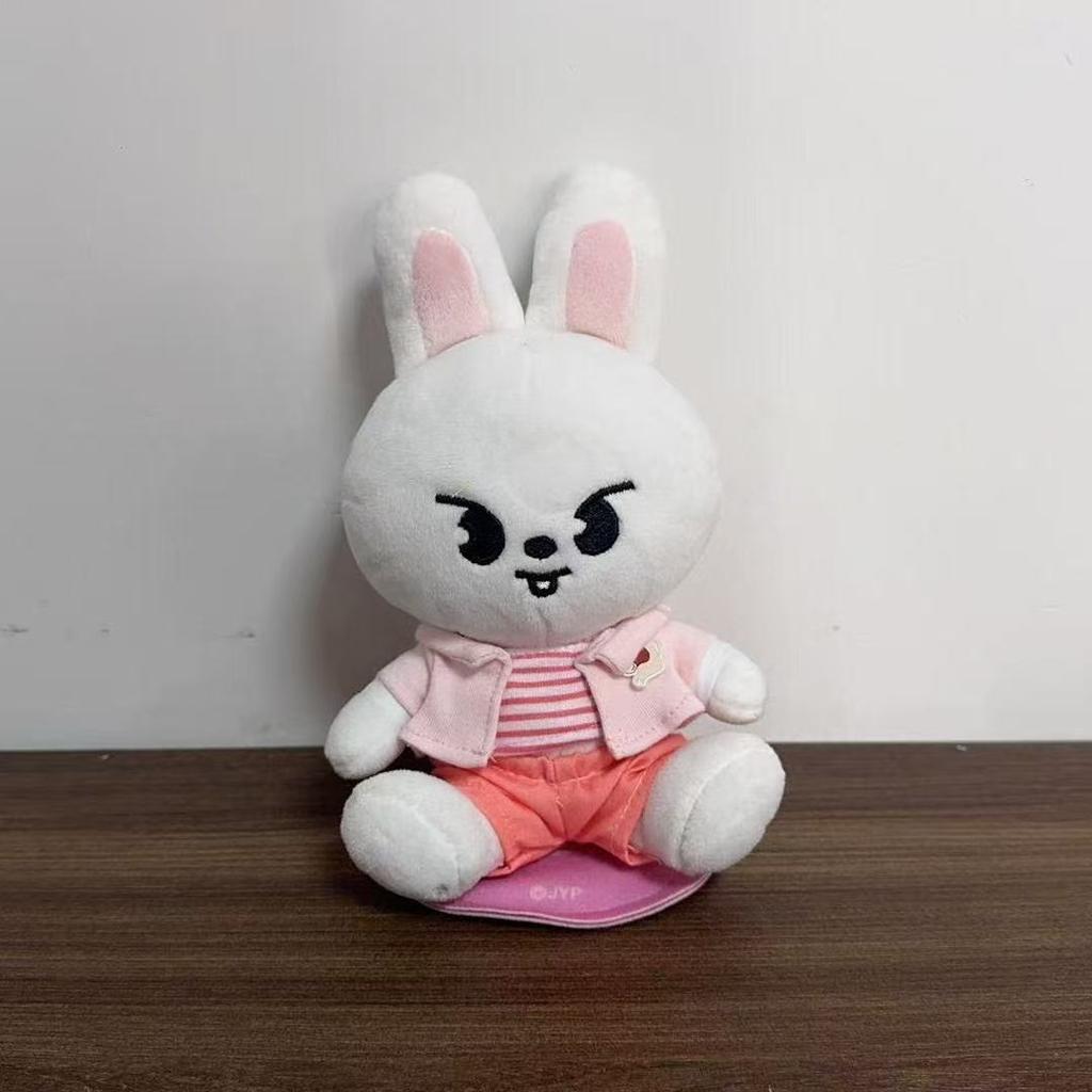New K-Pop Stray Kids Cartoon Plush Toy Skzoo Plush Doll Sitting Bangchan Felix Plush Doll Surrounding Birthday Gifts