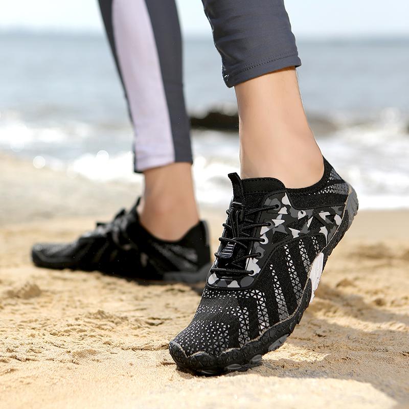 Нескользящая обувь для водных видов спорта Мужская Женская Дышащая Легкая Водная Кроссовка Быстросохнущая Пляжная Обувь для Ходьбы по Воде для Серфинга Парусного Спорта