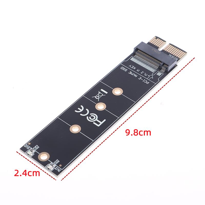 1 шт. адаптер PCIE к M2 NVMe SSD M2 PCIE X1 райзер PCI-E PCI Express разъем M-key внутренний твердотельный накопитель