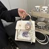 Pu Double Shoulder Bag For Women With Large Capacity And Clear Handheld Design For Daily Use