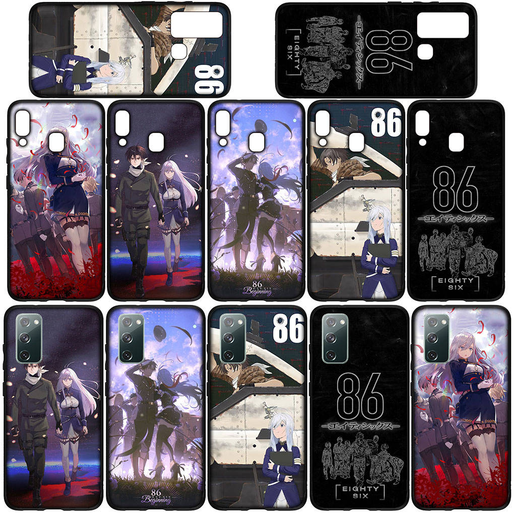 Чехол для iPhone 16 15 Xiaomi Redmi Note 14 13 12 11 Pro Max X 8 9 16e Samsung Galaxy S25 S24 S23 Moto G54 OPPO Huawei 86 Eighty Six аниме-чехол для телефона