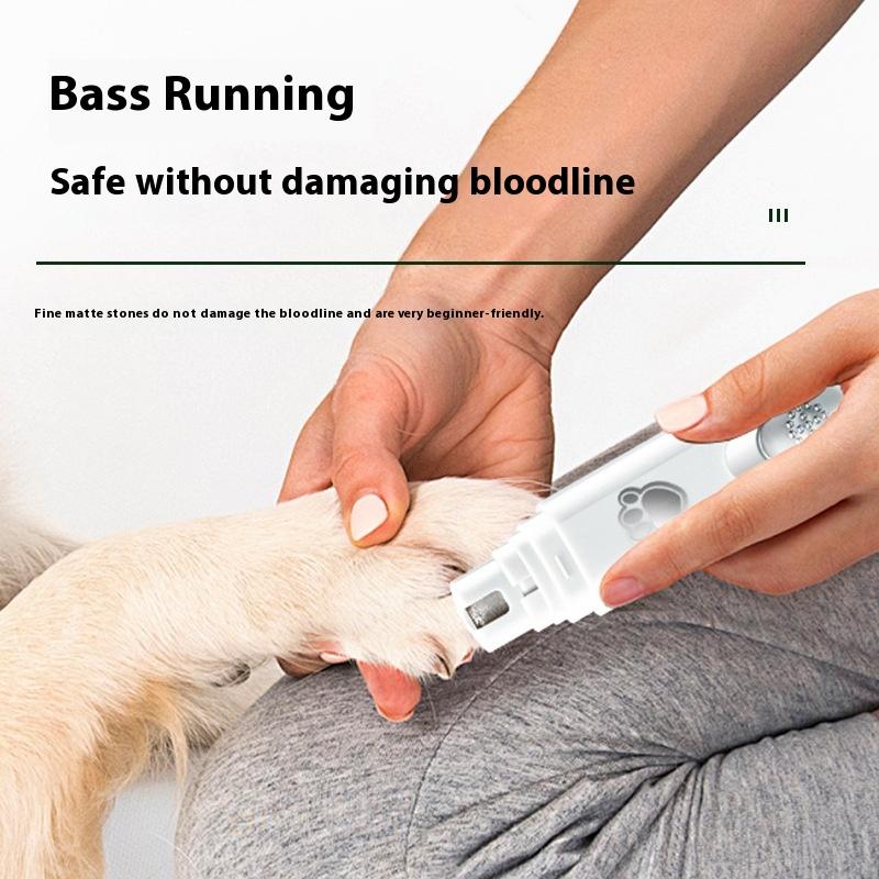 Electric Dog Nail Grinder Pets Painless Nail Polish File With Polisher Wheel Rechargeable Pets Professional Nail Grooming Tools
