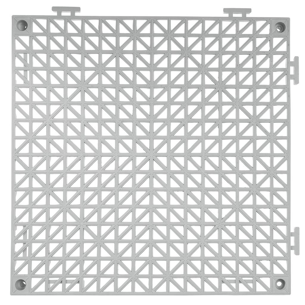 VEVOR Modular Interlocking Cushion, 50 Pack 30 x 30 cm Splicing Drainage Mats, Soft PVC Interlocking Drainage Floor Tiles