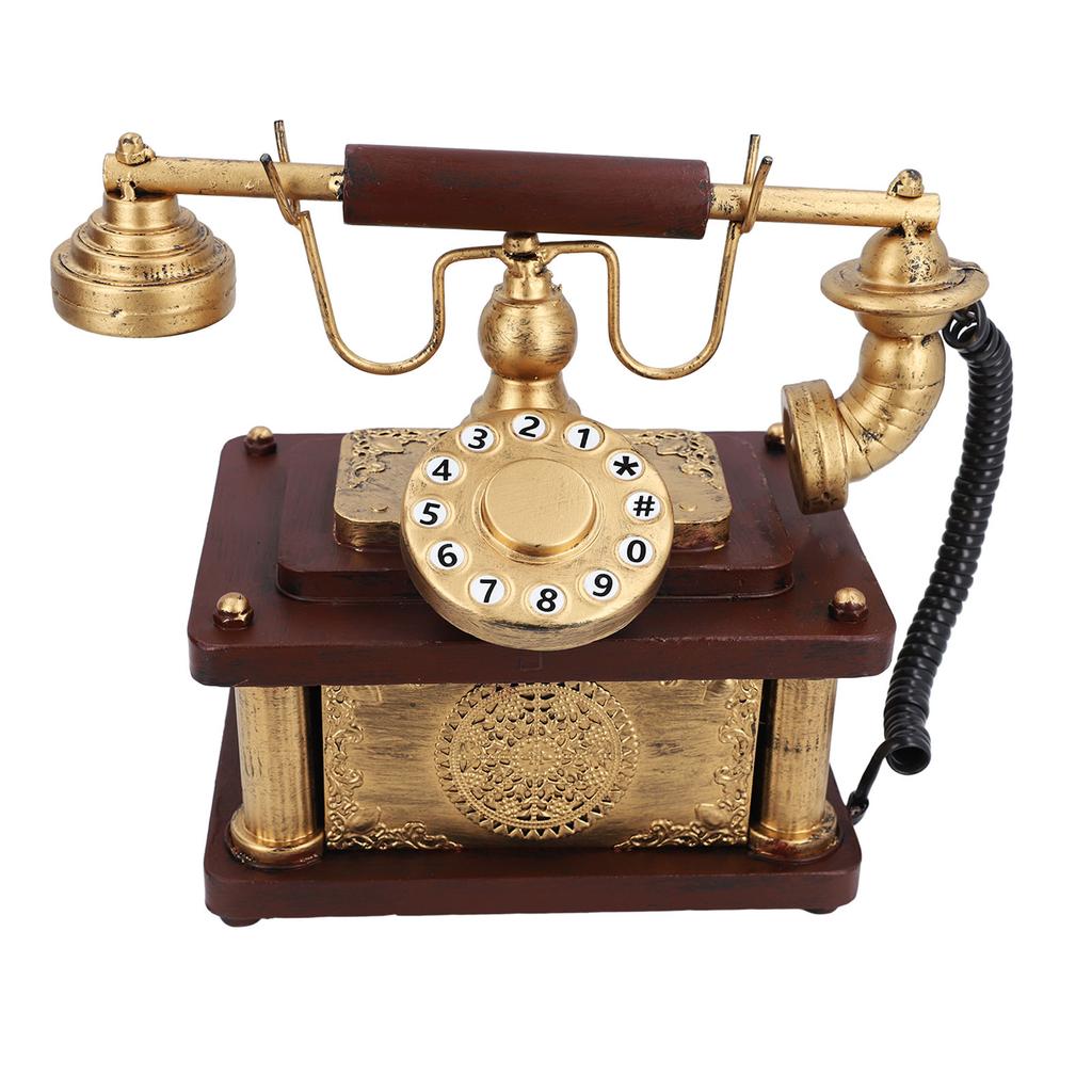 Винтажная модель телефона Многоцелевое Инновационное Ретро Украшение для Кафе Магазина Бара Оформление Витрины