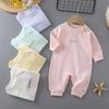 Unisex Pure Cotton Long Sleeve Onesie for Newborns - Spring/Autumn