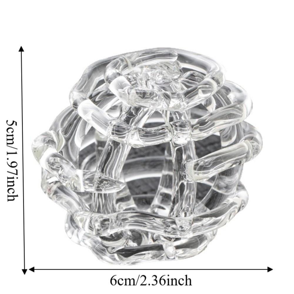 Transparent Glass Ball Vase Zen-Inspired Design Hydroponic Flower Vase  Flower Arrangement