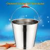 Portable Thickened Stainless Steel Utility Bucket