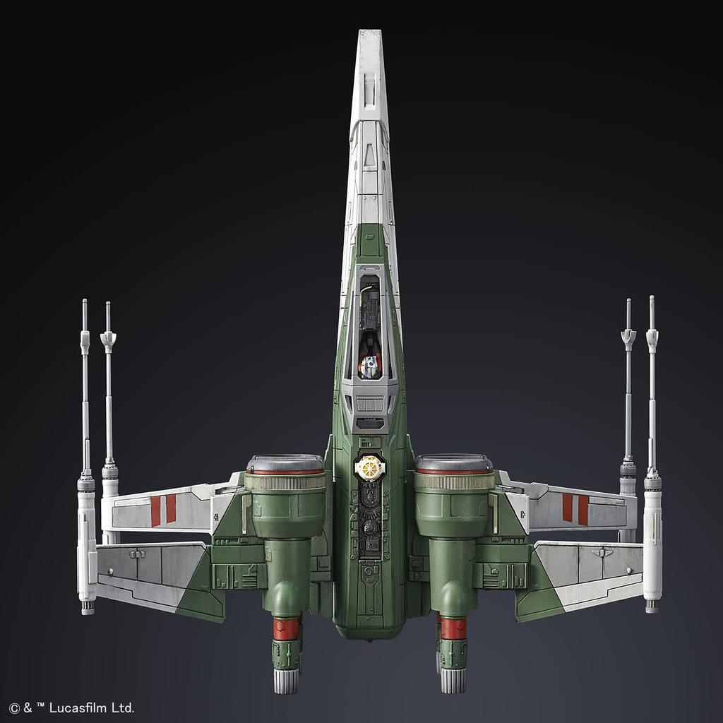 Star Wars Fighter Star Rise of Scale Plastic Model X-Wing Wars/The Skywalker) 1/72 Color-coded
