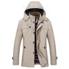 Men's Jacket Autumn Medium and Long Pure Cotton Casual Men's Large Size Coat