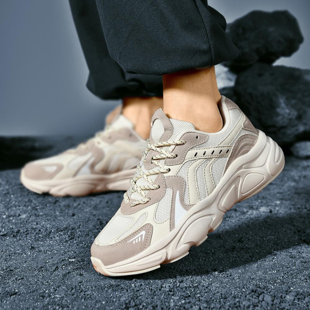 New Couple Dad Shoes, Plus‑Size Lightweight Breathable Sports Casual Sneakers, Non‑Slip Wear‑Resistant Versatile Running Shoes