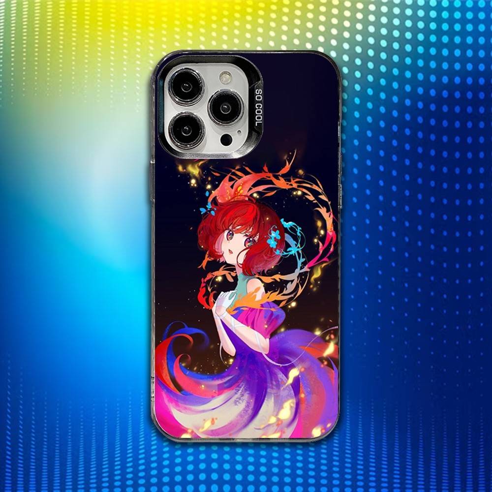 Чехол для телефона Oshi no Ko Kana Arima для iPhone 16,15,14,13,12,11,Mini,Pro,SE,MAX Белый Матовый Ударопрочный Чехол