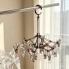 Wall-Mounted Clothes Drying Rack with Suction Cups for Socks and Underwear