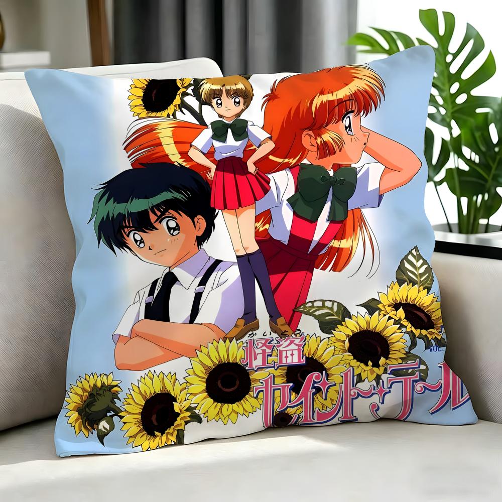 anime Saint Tail Cushion Cover Cushion Cover Set Pcs x x x Pillowcase Decorative Sofa Home Decor