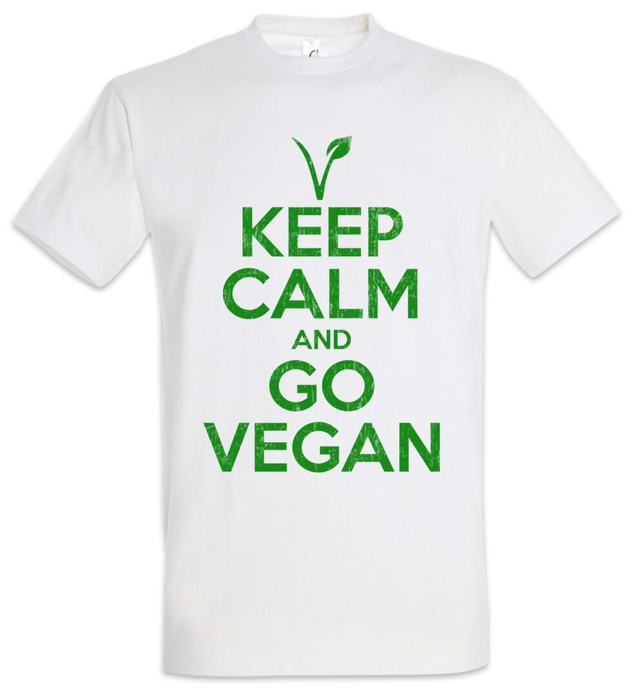 Keep Calm And Go Vegan T-Shirt Vegetables Vegetarianism Vegetarian Fun