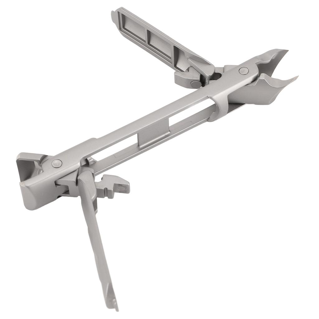 Щипчики для толстых ногтей, ультратонкие, из нержавеющей стали, складные, с двойной головкой, изогнутые, наклонные