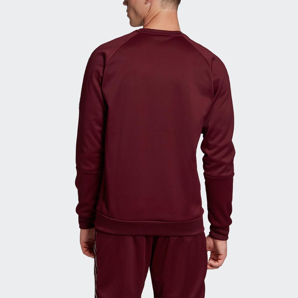 Adidas Manchester United Travel Sweatshirt Men Tops Burgundy FR3863