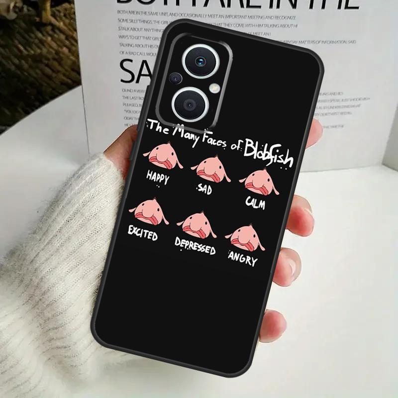 Blobfish For OPPO Reno 11 F 10 Pro 4Z 5Z 8T 4 5 6 7 8 Lite OPPO Find X3 X6 Pro X2 Neo X5 Lite Case