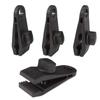 30pcs Outdoor Tarp Clips Heavy Duty Lock Grip Tent Fasteners Clamps with Bungee Ball Cords