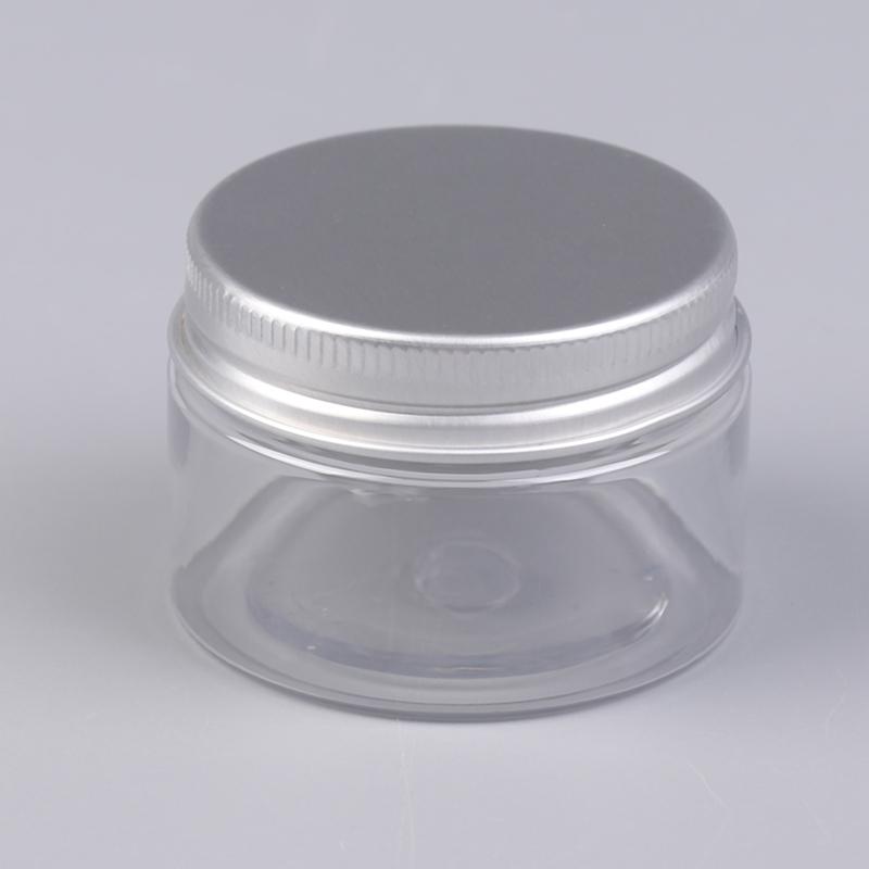 Empty Plastic Cosmetic Makeup Jar Pots Transparent Sample Bottles Eyeshadow Cream Lip Balm Container
