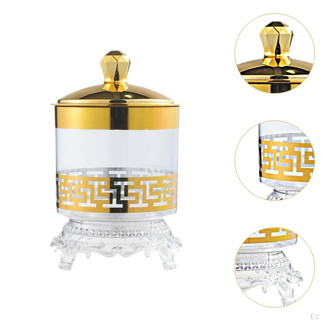 Банка для конфет с крышкой, контейнер для шведского стола, бутылка для сухих продуктов, кухонное хранение, сервировка стола для вечеринок