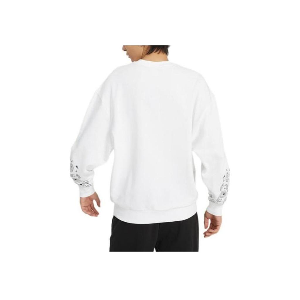 Puma Спортивный повседневный пуловер с круглым вырезом и длинными рукавами, топы унисекс, белый 539522-02