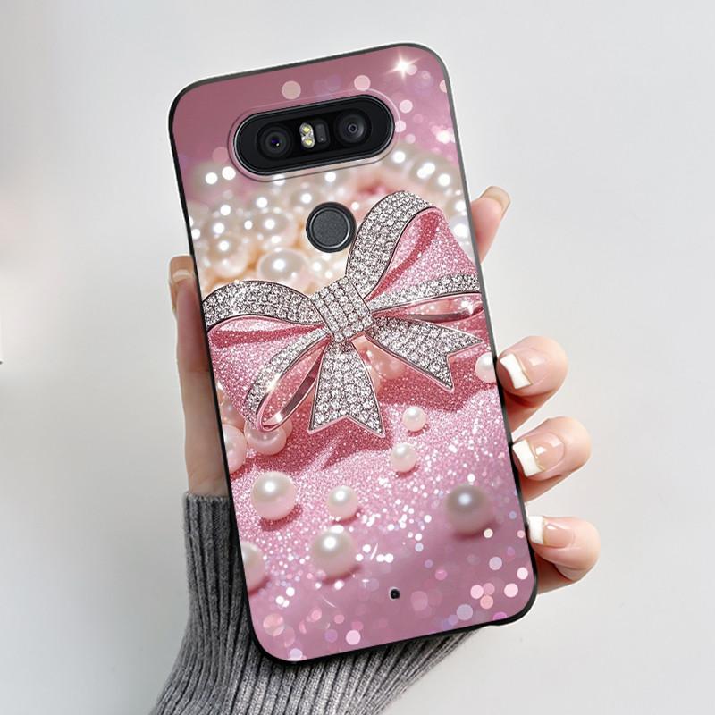 Casing For LG Q8 2017 Soft Case H970 Aesthetic Fashion Cute Cat Phone Back Cover For LG Q8 Q 8 LGQ8 Shockproof Silicone Bumper