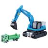 Takara Tomy Tomica Vehicle Town Transforming Excavator Tomica Miniature Car Toy for ages 3 and up (with car)