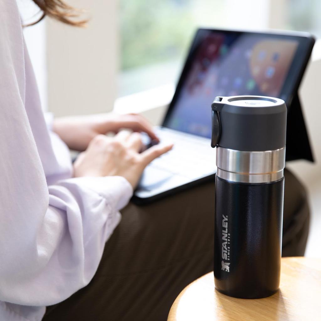 STANLEY Go Vacuum Bottle 1210001903944 Желто-бежевая кружка для воды Настольная бутылка для воды 0,37 л Бутылка, Бутылка, Горшок,