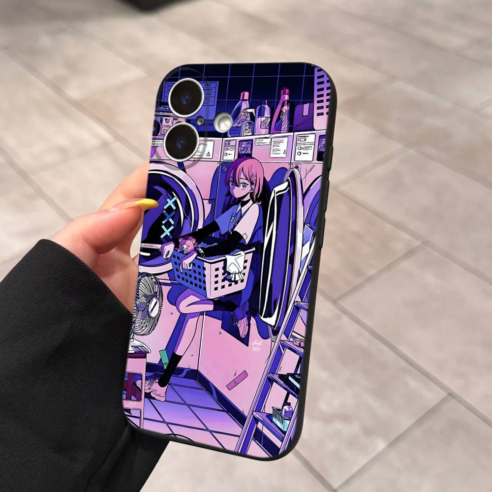 Чехол для телефона Zutomayo Anime Singer для IPhone 17 16 15 14 11 12 13 Pro Max Plus Mini Мягкая задняя крышка