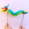 Diy Paper Dragon Craft Material Chinese  Year Diy Dragon Decor Chinese Dragon Dance Three-Dimensional Pull Flower AVE