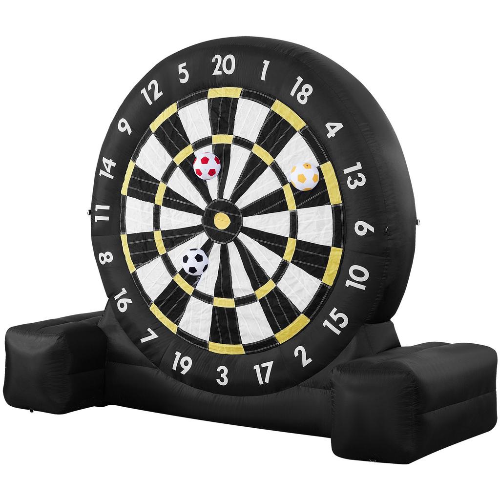 VEVOR Inflatable Soccer Dart Board, over 8 ft High Giant Soccer Dart Board with 9 Kick Balls & Air Pump