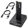 Док-станция для HDD SSD считыватель 10 Гбит/с USB3.2 Устройство хранения SSD Док-станция Для ПК Ноутбука Планшета Для передачи и резервного копирования данных