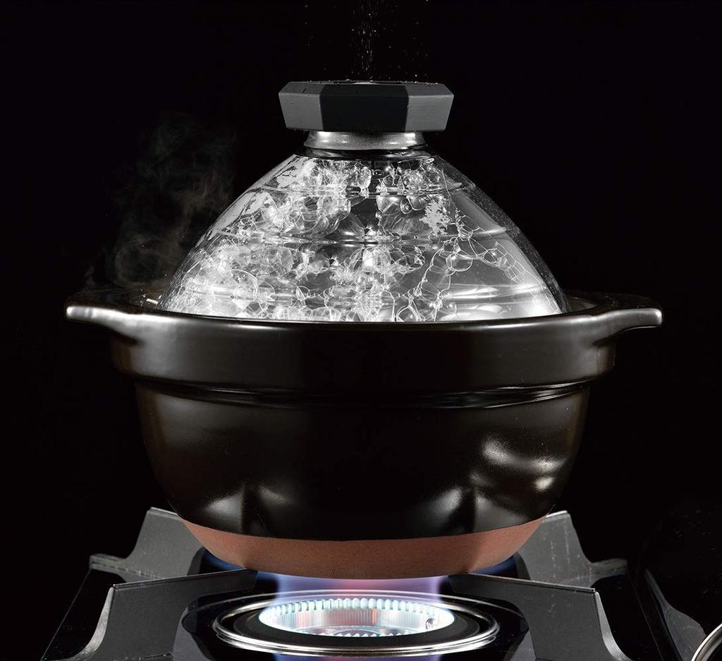 Рисоварка HARIO со стеклянной крышкой GNR-200-B 2-3