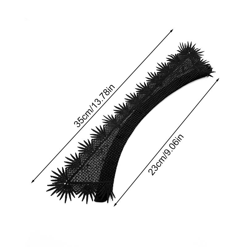 1шт модный поддельный воротник белый вышитый декоративный платок кукольная шея блузка декор