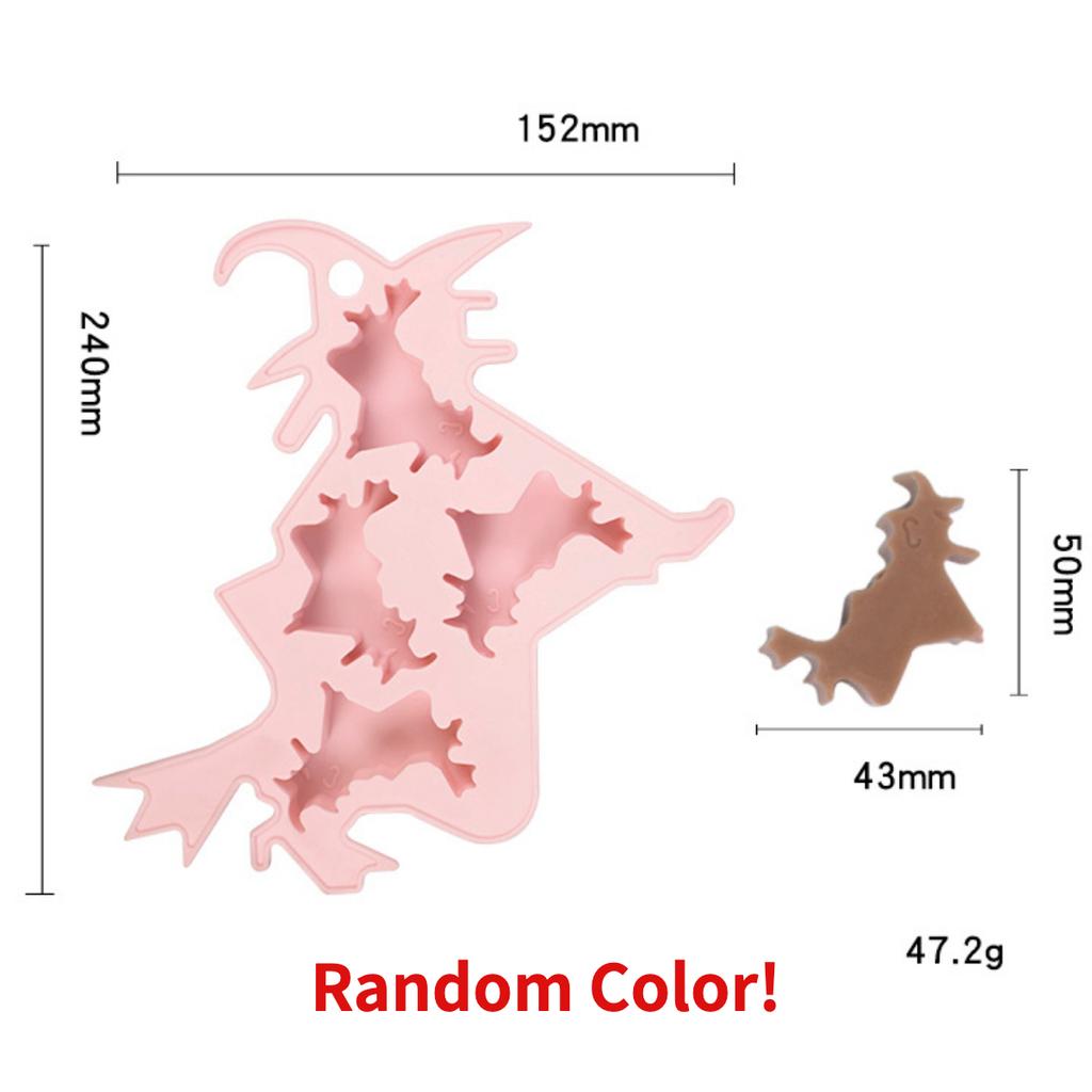 Творческий Летучая мышь Паук Шоколад Силиконовая форма Привидение Конфеты Печенье Ледяной декор для вечеринки на Хэллоуин Фестиваль Мыло Свечи Подарки