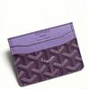 Маленький картхолдер Goyard Goya: Ультратонкий кошелек-картхолдер с принтом «гусиная лапка» для женщин