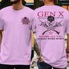 Est 1965 Print Funny Gen X Unisex Unisex Tshirts The Badass Generation Raised By Skulls Streetwear Short Sleeve Ropa Hombre Tshirts