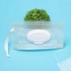 Easy-carry Cleaning Clamshell Box Mask Case Cosmetic Container Napkin Storage Pouch Wet Wipes Bag