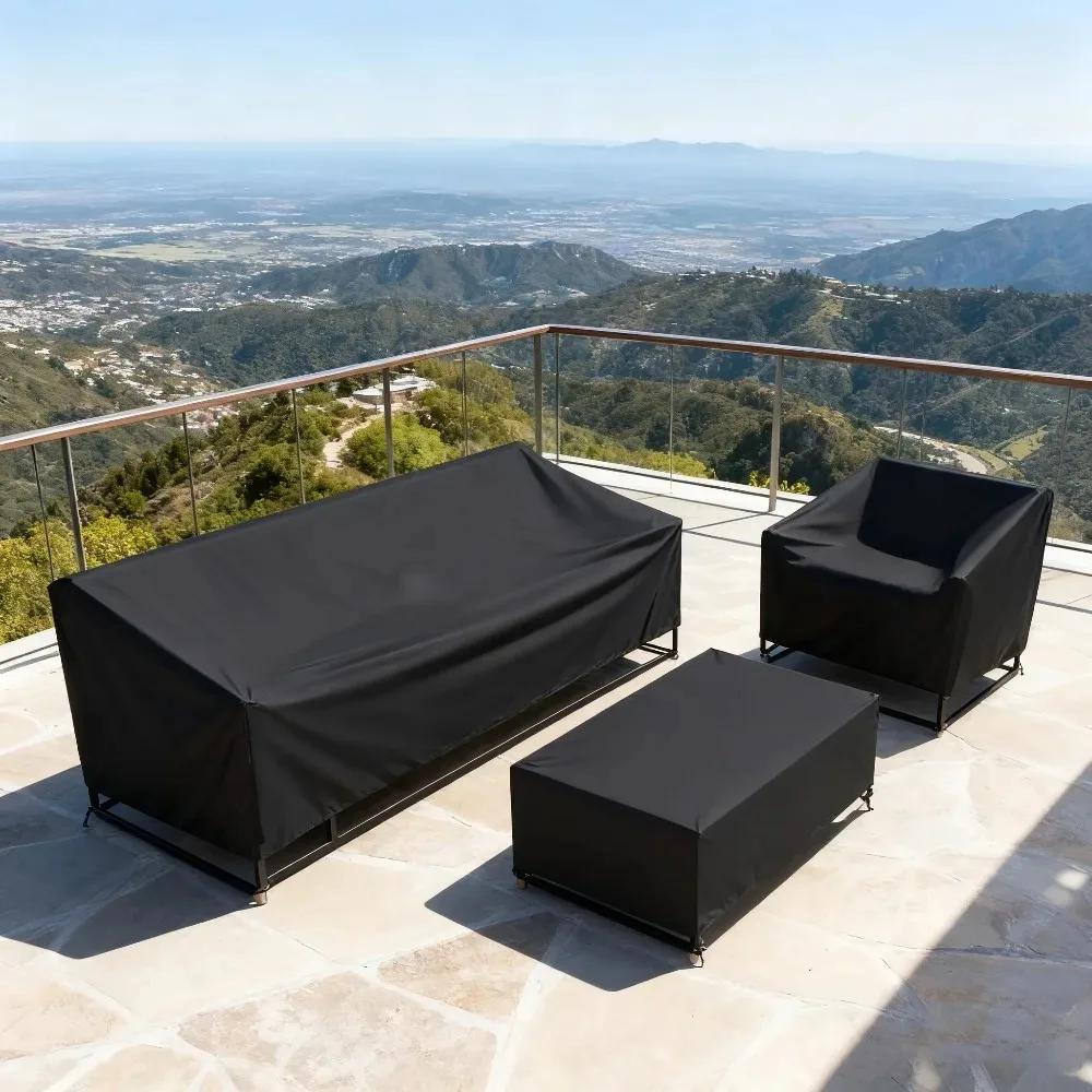 Водонепроницаемый прямоугольный чехол для уличного стола - Всепогодная защита для сада и патио