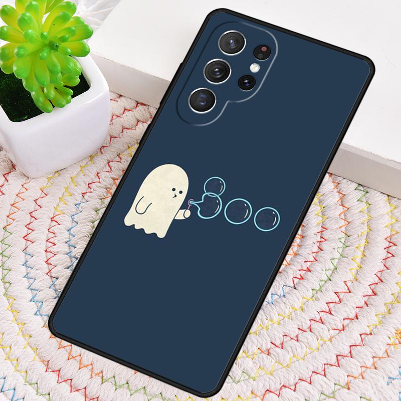 Смешной силиконовый чехол для телефона с привидениями для Samsung Galaxy note 10 pro S26 S25 S24 S23 S22 S21 Plus S25Ultra Capa Cover