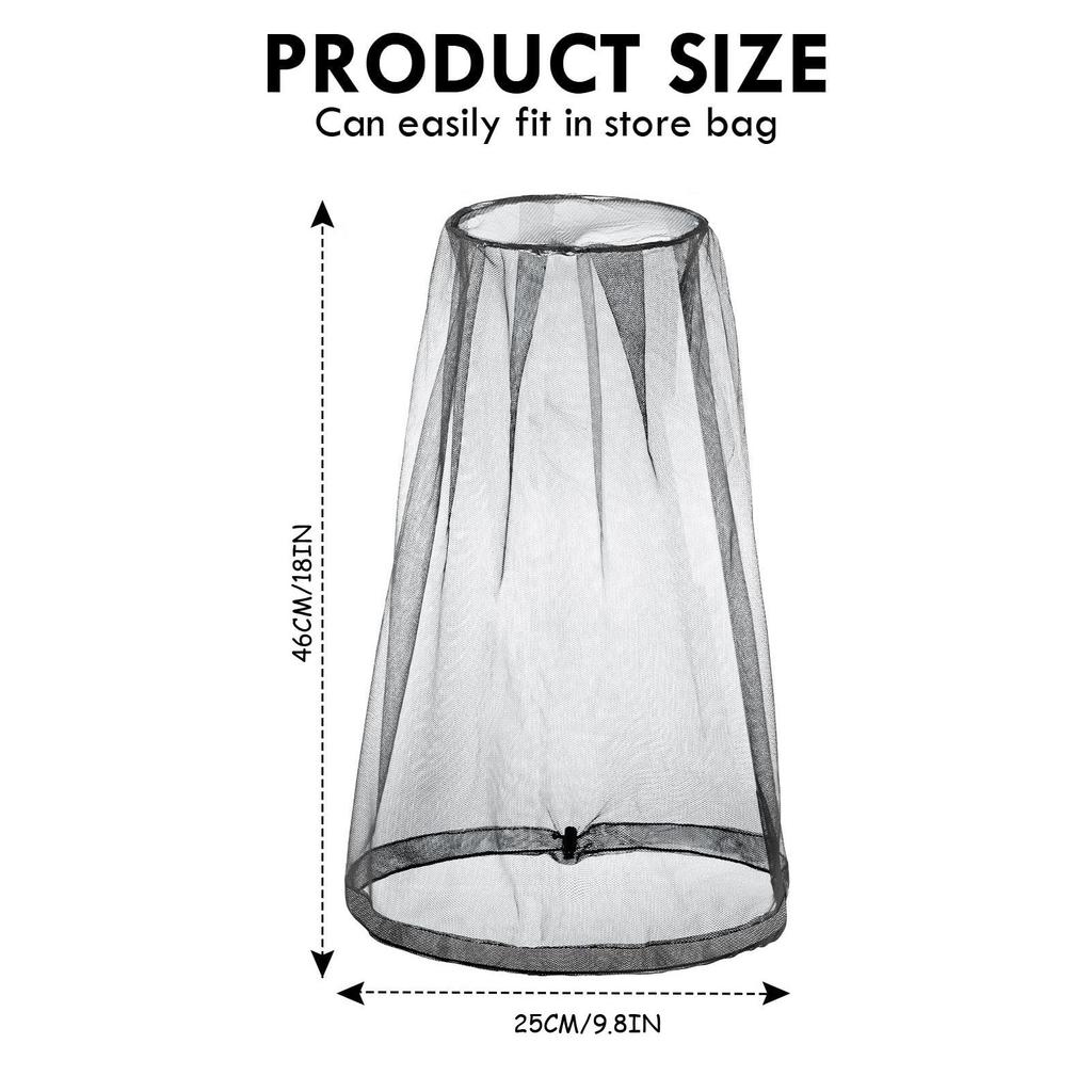 Детская москитная сетка для головы на открытом воздухе, сетка для головы в походе, шапки с сеткой для детей, без комаров для детей