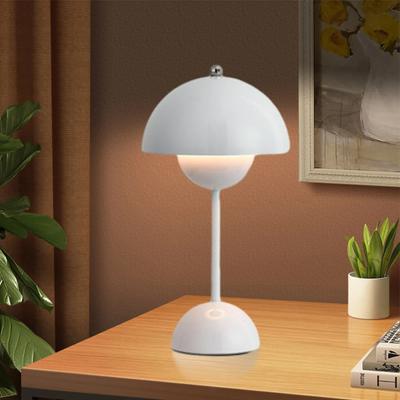 Новая светодиодная настольная лампа Mushroom, портативная USB-зарядка, ночник-бутон, сенсорная настольная лампа с регулируемой яркостью, лампа для спальни, современный декор