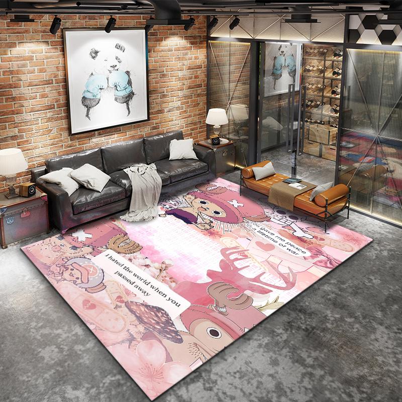 One Piece Tony Tony Chopper Carpet Rug For Living Room Bedroom Home Sofa Decoration,kids Play Nonslip Floor Mat