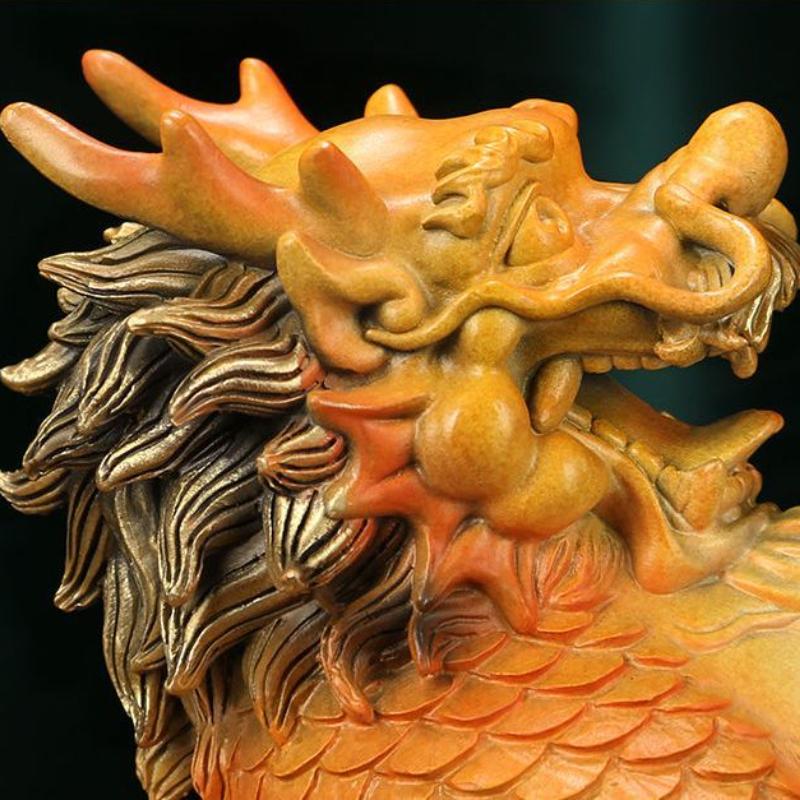 Цветные медные украшения Цилин Цилин привлекают богатство Божественные звери Удачливые украшения Цилин для офиса и гостиной Подарки на новоселье