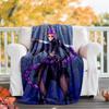 1pc KPop RUMI3 Theme Blanket - Digital Print, Polyester, Cozy for All Seasons, Perfect for Outdoor, Camping, and Travel
