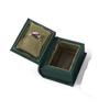 Creative Book Shape Ring Box Velvet Jewelry Packaging Durable Engagement Ring Case  Gift Box