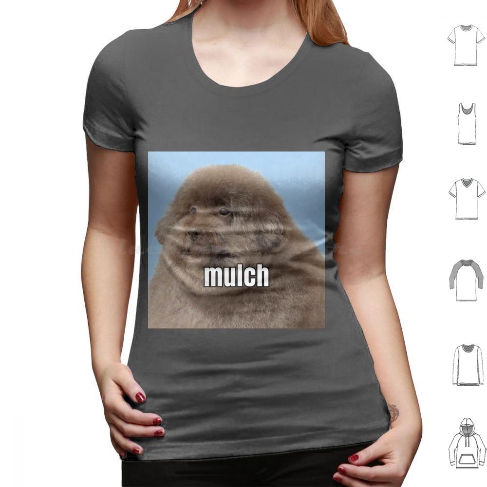 Mulch Dog T Shirt Big Size 100 Cotton Mulch Gang Mulch Gang For Life Mulch Dog Mulch Dog Meme Dog Eating Mulch Meme Meme Funny