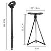 LOCYOP Трость Складная трость, которая трансформируется в одинарную трость-монопод Подарочная трость Подходит для помощи при ходьбе Тренога Компактный стул для спортивного гольфа