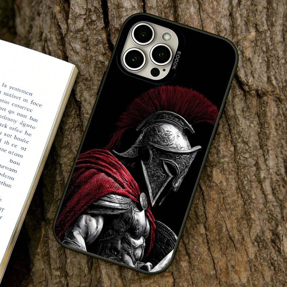 Древняя Спарта Чехол для телефона Для iPhone 17,16,15,14,13,12,11 Plus,Pro Max,XS,Красочный Серебряный Чехол для телефона Funda Cover
